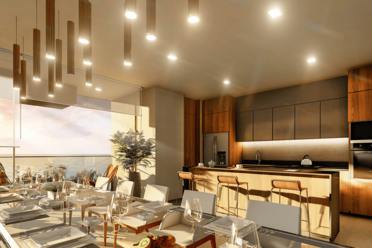Zonna Penthouse Frente al Mar de 2 Recámaras